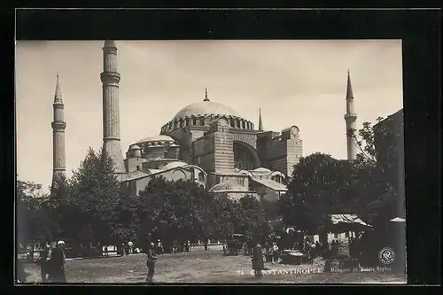 AK Constantinople, Mosquee de Sainte Sophie