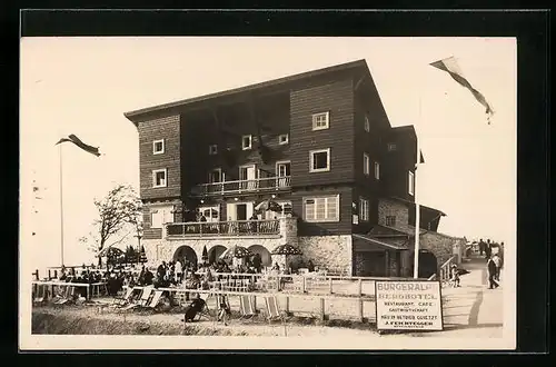 AK Mariazell, Bürgeralpe, das Hotel - Restaurant J. Feichtegger