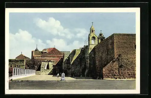 AK Bethlehem, Entrance to Church of the Nativity