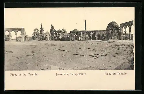 AK Jerusalem, Place du Temple