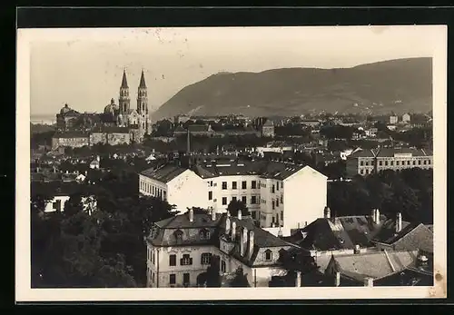 AK Klosterneuburg, Teilansicht mit Kirche