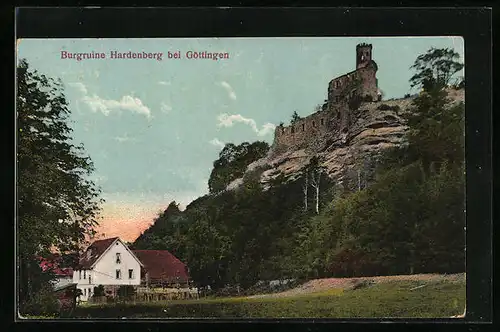 AK Göttingen, Burgruine Hardenberg