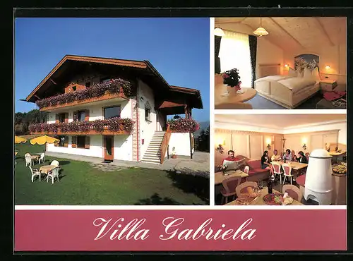 AK Kastelruth, Hotel-Pension Villa Gabriela, St. Michael 31 /1