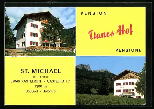 AK Kastelruth, Hotel-Pension Tianes-Hof