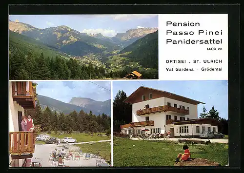 AK Ortisei / St. Ulrich, Hotel-Pension Passo Pinei, Val Gardena