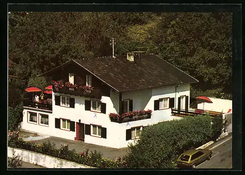 AK Schenna /Meran, Hotel-Pension Paulmichl, Vorlandweg 5