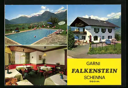 AK Schenna /Meran, Hotel Falkenstein