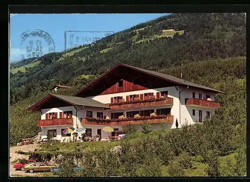 AK Schenna /Meran, Hotel-Pension Fink, Verdinser Strasse 9