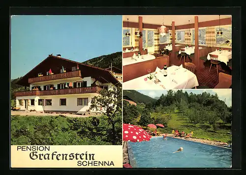 AK Schenna /Meran, Hotel-Pension Grafenstein, Verdinserstraess 52