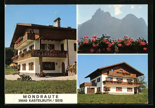 AK Kastelruth, Hotel Haus Mondraute