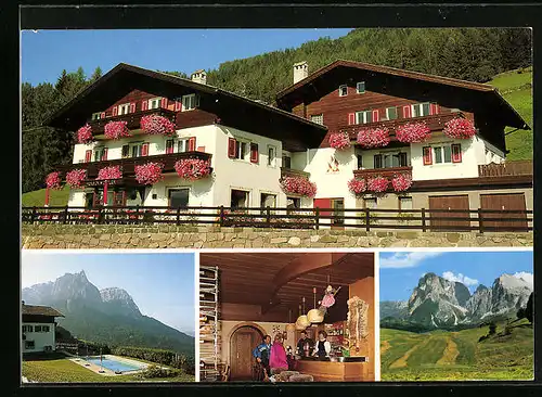 AK Kastelruth, Hotel-Pension Ortler, St. Valentin 25 /1