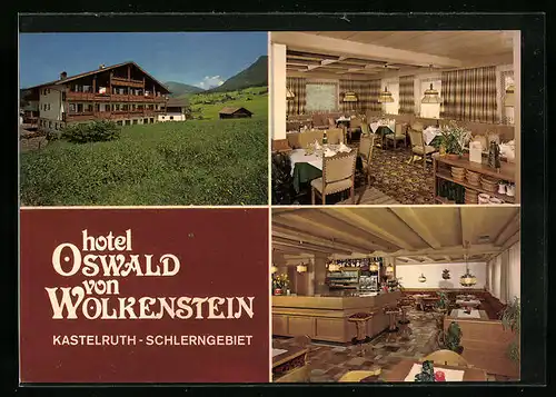 AK Kastelruth, Hotel Oswald von Wolkenstein