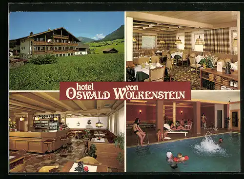 AK Kastelruth, Hotel Oswald von Wolkenstein