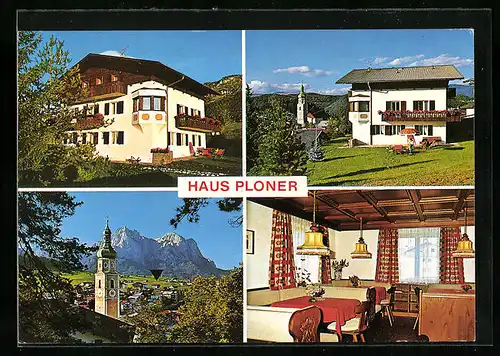 AK Kastelruth, Hotel Haus Ploner, Kleinmichelweg 37