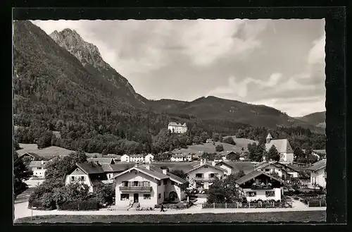 AK Mauthausen / Obb., Ortsansicht aus der Vogelschau