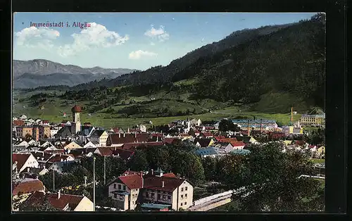 AK Immenstadt i. Allgäu, Ortsansicht aus der Vogelschau