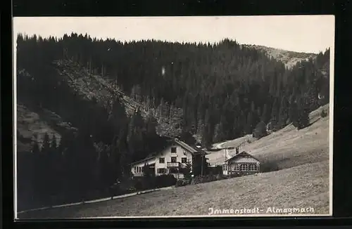 AK Immenstadt im Allgäu, Berggasthof Almagmach