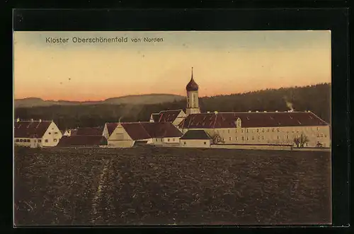 AK Oberschönenfeld, Kloster Oberschönenfeld von Norden gesehen