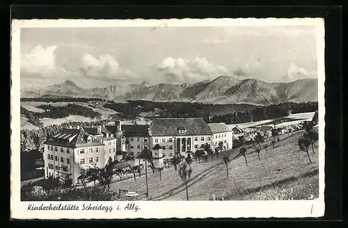 AK Scheidegg / Allgäu, Kinderheilstätte Scheidegg