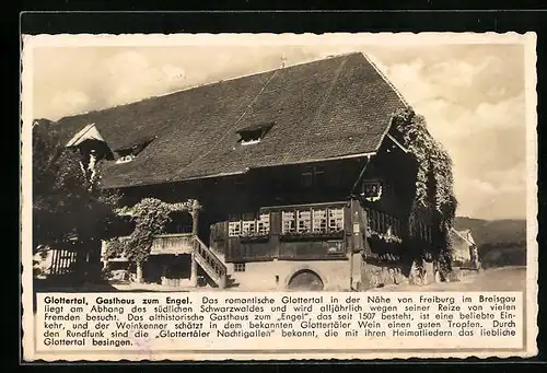 AK Glottertal, Gasthaus zum Engel