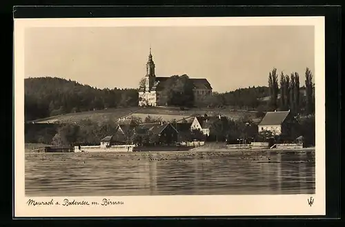 AK Maurach a. Bodensee, Ortsansicht mit Birnau