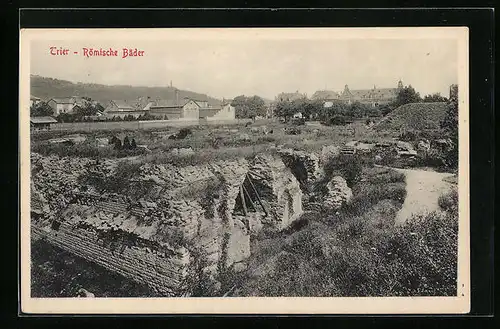AK Trier, Römische Bäder