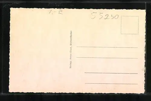 AK Frei-Laubersheim, Gesamtansicht, Strassenpartie