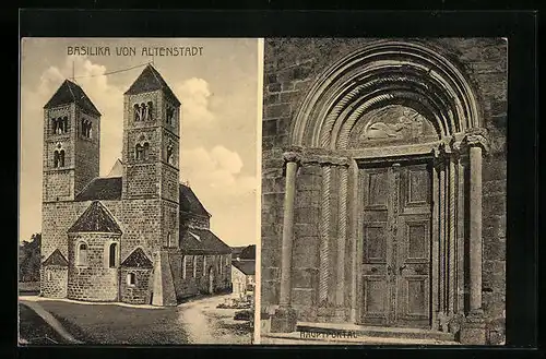 AK Altenstadt, Basilika und Hauptportal