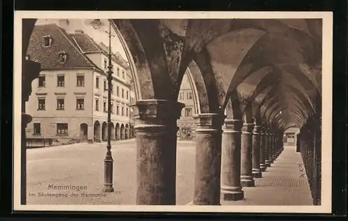 AK Memmingen, Säulengang der Harmonie