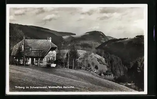 AK Triberg / Schwarzwald, Waldkaffee Retsche