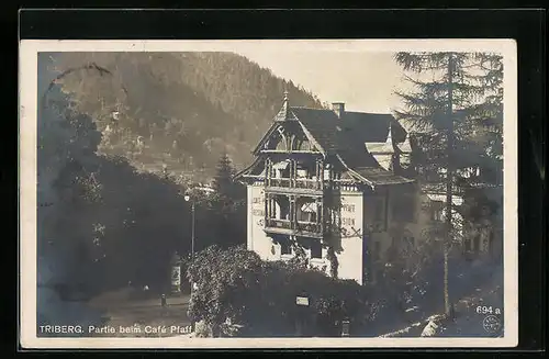 AK Triberg, Café Pfaff