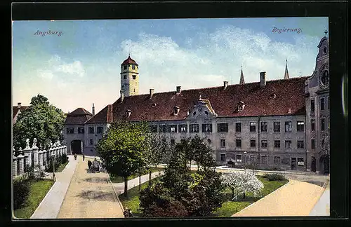 AK Augsburg, Regierungsgebäude
