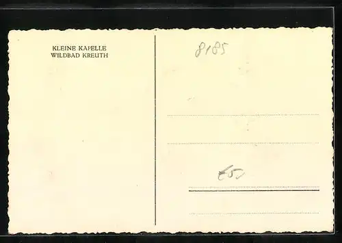 AK Wildbad Kreuth, Kleine Kapelle