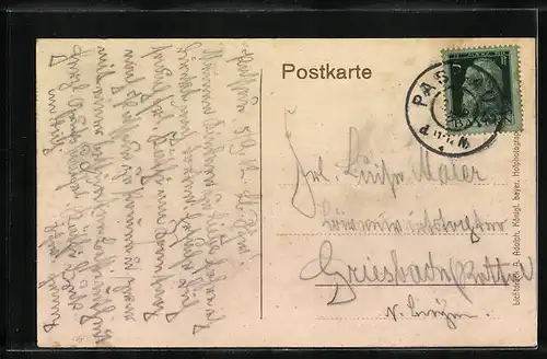 AK Passau, Prinzregent Luitpold-Brücke