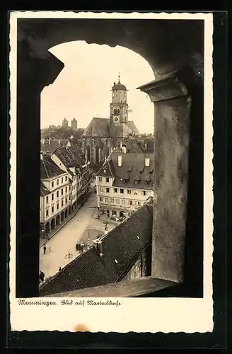 AK Memmingen, Blick zur Martinskirche