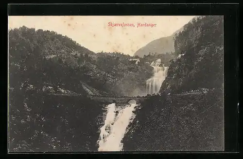 AK Hardanger, Skjaervefossen, Wasserfall