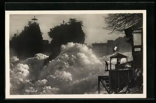 AK Schaffhausen, Rheinfall, Wasserfall