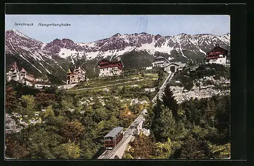 AK Innsbruck, Hungerburgbahn, Bergbahn