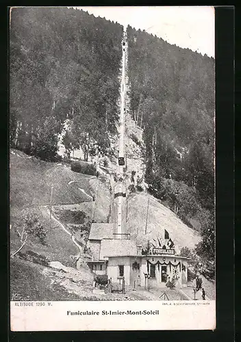 AK Saint-Imier, Funiculaire St-Imier-Mont-Soleil, Bergbahn