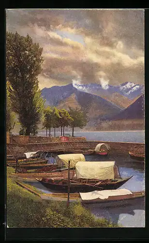 Künstler-AK Photochromie Nr. 3248: Locarno, Lago Maggiore