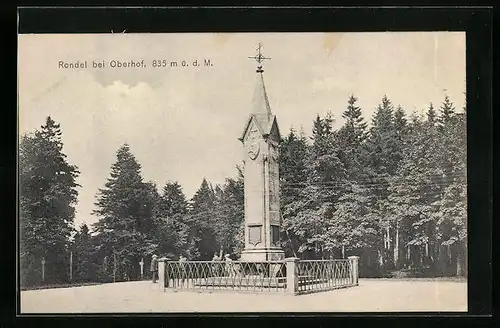 AK Oberhof, Rondel, das Monument