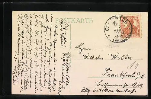 AK Calmbach, die Heilstätte Charlottenhöhe