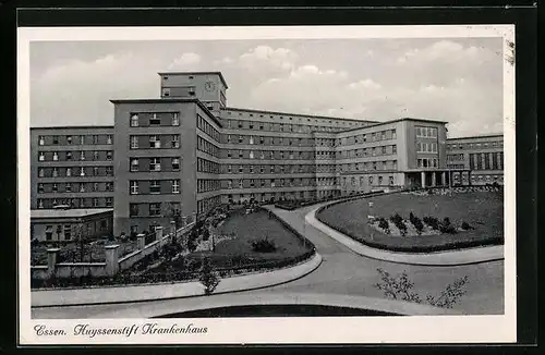 AK Essen, vor dem Huyssenstift Krankenhaus