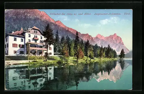 AK Toblach, Hotel am Toblacher-See