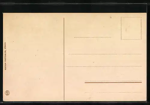 AK Trafoi, Partie am Gasthof Edelweis