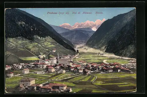 AK Predazzo, Vue Panoramique, Val di Fiemme