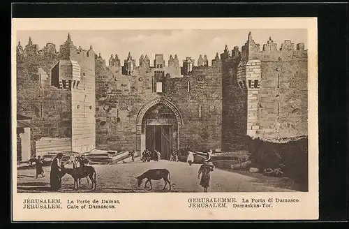 AK Jerusalem, vor dem Damaskus Tor