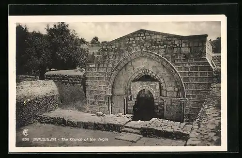 AK Jerusalem, the Church of the Virgin