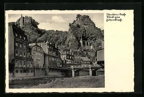 AK Oberstein / Nahe, Blick zur Felsenkirche