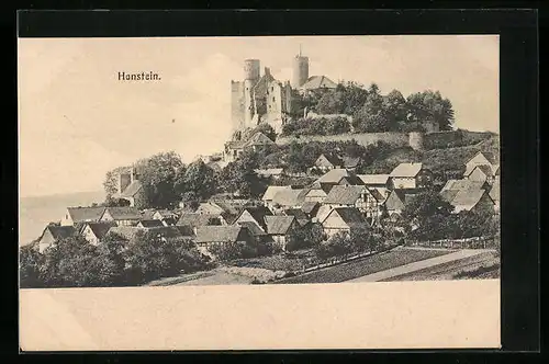 AK Hanstein, Totale mit Burg